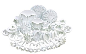 33 टुकड़े सवार कलाकंद कटर केक उपकरण कुकी बिस्कुट Bakeware सामान ढालना क्राफ्ट DIY 3D Sugarcraft केक सजा भी