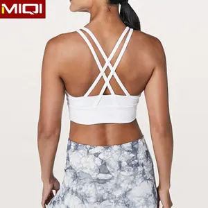 Athletic Clothing Manufacturer MIQI Wholesale Custom Ladies Girls Workout Pro Fit Sport Bra