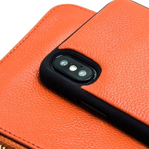 Nuevo móvil Bandolera desmontable 2 en 1 de cuero de la carpeta <span class=keywords><strong>del</strong></span> teléfono caso de collar con la correa para iPhonex xs - Product Image 4