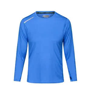 T-shirt manches longues homme, slim et respirant, personnalisé, taille disponible, sport, écologique, vente en gros