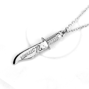 Nuova Collana alla Moda con Catena e Pugnale del Leader Islamico Maometto - Product Image 3