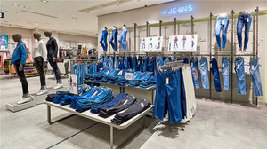 Espositore per Jeans, Stand Espositivo per <span class=keywords><strong>Negozi</strong></span> di Abbigliamento in Jeans, Design per Interni di <span class=keywords><strong>Negozi</strong></span> - Product Image 3