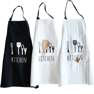 Tạp Dề Đồng Phục Phục Phục Vụ Bàn Nấu Ăn Nhà Bếp Có Logo Tùy Chỉnh Bán Buôn Giá Rẻ Bằng Vải Cotton Chống Thấm Nước Phân Hủy Sinh Học - Product Image 1