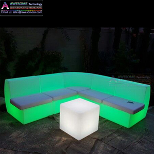 Sofá de discoteca con brillo Led, mueble de discoteca luminoso (Sf201) - Product Image 2