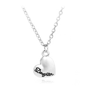 La hija de mamá de corazón colgante de joyería collar de Madre Regalos de Día de las madres para mamá cumpleaños - Product Image 5