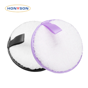 <span class=keywords><strong>Démaquillant</strong></span> de microfibre de serviette de visage de tissu <span class=keywords><strong>lavable</strong></span> réutilisable en gros avec des tampons - Product Image 2