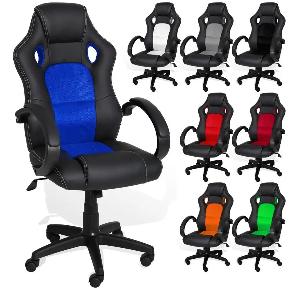 Silla giratoria ejecutiva para gamer, silla de oficina de carreras para ordenador y juegos, venta al por mayor