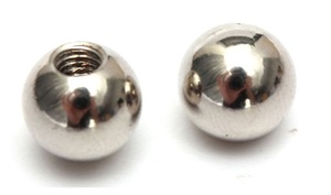 Bola de acero al carbono M8 de <span class=keywords><strong>40mm</strong></span> con orificio de rosca Bolas de rodamiento sólido Esferas de <span class=keywords><strong>metal</strong></span> perforadas Estándar ANSI - Product Image 4