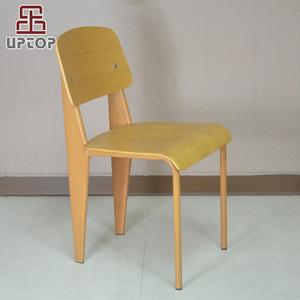 (SP-BC336) 2019 Precio al por mayor Jean Prouve silla de café estándar de madera contrachapada - Product Image 4