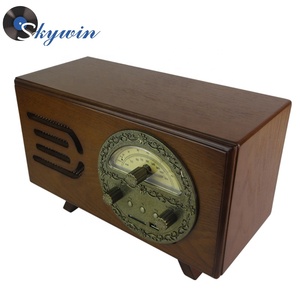 De Madera de estilo de retro vintage AM/FM casa con radio con USB/SD/jack de <span class=keywords><strong>entrada</strong></span> de Audio - Product Image 6