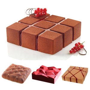 DIY Della Torta Del Silicone Della Muffa 3D Pan Irregolarità Geometria di Grandi Dimensioni Della Torta Del Silicone <span class=keywords><strong>Stampi</strong></span> Piazza <span class=keywords><strong>Per</strong></span> Le <span class=keywords><strong>Torte</strong></span> <span class=keywords><strong>Stampi</strong></span> decora gli attrezzi - Product Image 5