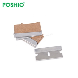 Lames de rasoir de rechange en <span class=keywords><strong>acier</strong></span> au carbone, lot de 100 pièces - Product Image 2