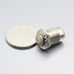 ओवरहेड <span class=keywords><strong>12</strong></span> मिमी पुश बटन स्विच LA128-A10 बिना एलईडी लाइट मेटल स्विच - Product Image 5