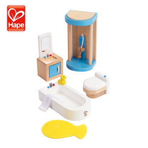 Alta calidad barato familia cuarto <span class=keywords><strong>de</strong></span> baño <span class=keywords><strong>casa</strong></span> <span class=keywords><strong>de</strong></span> <span class=keywords><strong>muñecas</strong></span> <span class=keywords><strong>de</strong></span> Madera Juguetes <span class=keywords><strong>de</strong></span> los niños - Product Image 1