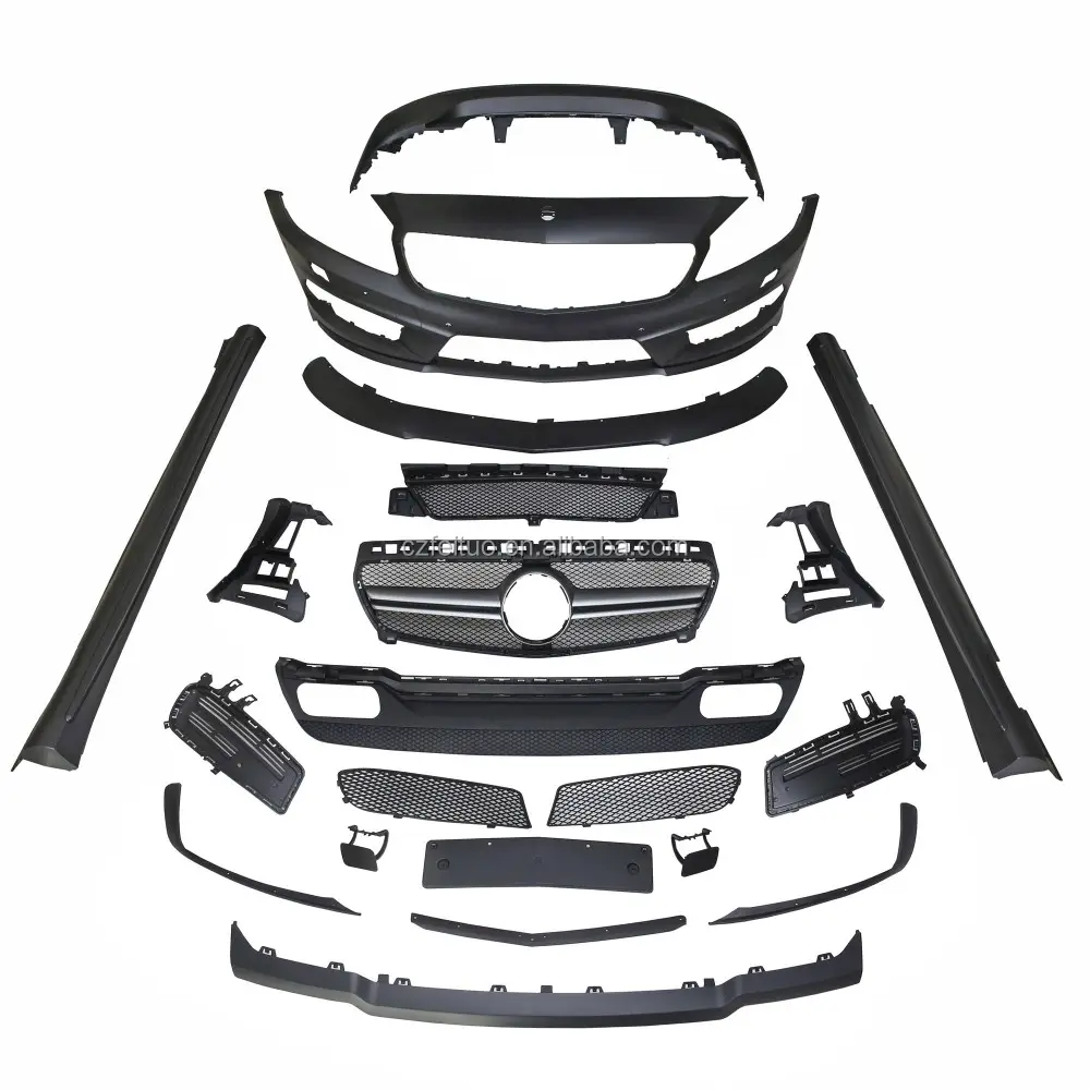 Material PP BUMPER KIT Bodi, untuk MERCEDES A45 AMG A180 A200 A260 2013