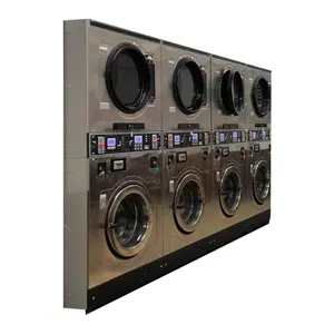 Lavadora-Secadora Comercial <span class=keywords><strong>de</strong></span> Doble Cubierta que Funciona con <span class=keywords><strong>Monedas</strong></span>, <span class=keywords><strong>Precio</strong></span> <span class=keywords><strong>de</strong></span> Venta - Product Image 1