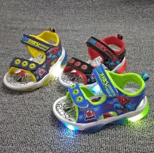 מכירה לוהטת ילדי סנדלי בני led led נעלי ילד מזדמנים נעלי LED זול מחיר