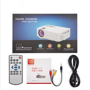 1080 P 150 Lumens 12 V Mini LED <span class=keywords><strong>UC36</strong></span> + Máy Chiếu với Wifi cho Điện Thoại Di Động - Product Image 6