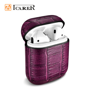 <span class=keywords><strong>Prix</strong></span> usine Bambou Motif Étui En Cuir Véritable Pour Earpods Couverture Pour Airpods <span class=keywords><strong>2</strong></span> - Product Image 1