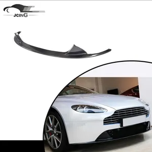 Serat Karbon Bibir Depan Cocok untuk Aston Martin V8 S V12 Bumper Dagu Bibir