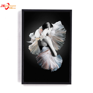Portrait d'art Noir Et Blanc Fille Danse Peinture Nue Célèbre <span class=keywords><strong>sexy</strong></span> Filles 3d Mur Photo - Product Image 4