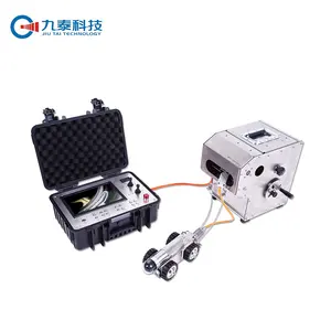 300m cable wheel digital counter inspection camera for long pipe inspection