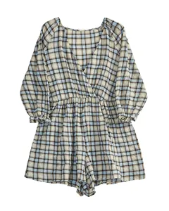 High End Brand Gingham Retro Dress Fashion Knee-length Vestidos Casual Elegant Plaid Dress Shirt Women