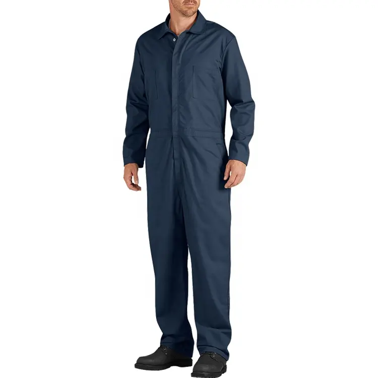 High Quality Manufacturer Disposable Coverall Boiler Suit Mens Work Jumpsuit