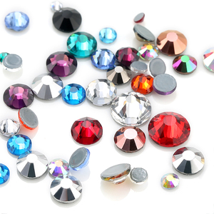 Hotfix Rhinestone pha lê rõ ràng AB flatback sắt trên đá strass sửa chữa nóng thạch cho may vá trang trí quần áo hạt - Product Image 3