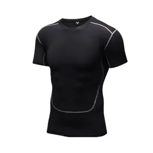 Wholesale Men's t-shirts sports top shirt gym clothing