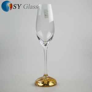 Barato chapados <span class=keywords><strong>en</strong></span> oro base claro madre decorado oro copa <span class=keywords><strong>de</strong></span> champán - Product Image 6