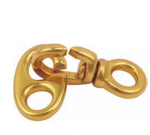 Solid Brass a <strong>B</strong> Part Flag Swivel <strong>Hooks</strong> - Product Image 2