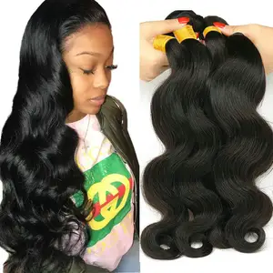 4 Bundles Human Virgin Indian Indonesian Weave Types Body Wave Brazilian Hair