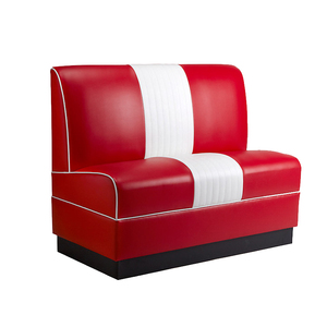Sofá de cuero muebles de <span class=keywords><strong>restaurante</strong></span> solo booth asientos para venta - Product Image 3