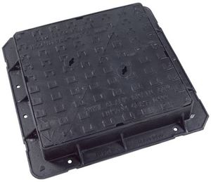 <span class=keywords><strong>Fonte</strong></span> drain <span class=keywords><strong>couvercle</strong></span> de <span class=keywords><strong>regard</strong></span> route caillebotis EN124 C400 - Product Image 3