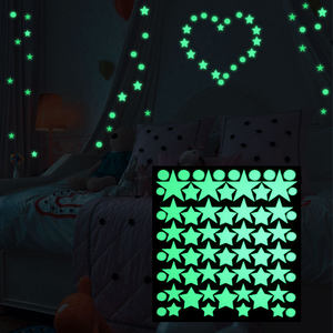 Custom Home Wand Leuchtende Dekorative DIY 3D Glow In The Dark Star Aufkleber Papier - Product Image 3