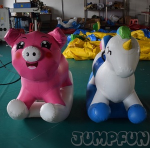 <span class=keywords><strong>เด็ก</strong></span>นั่งของเล่น Inflatable โยกสัตว์ unicorn Inflatable hobbyhorse - Product Image 5