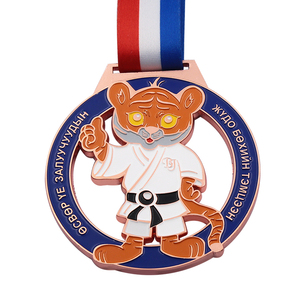 Precio al por mayor de chapado en oro de conmemorativa 3d Kung <span class=keywords><strong>Fu</strong></span> <span class=keywords><strong>chino</strong></span> medalla con cinta - Product Image 1