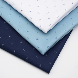 Skygen nuevo diseño personalizado sedoso floral impreso 100% satén de algodón. Tejido de sarga para pantalones camisas - Product Image 3
