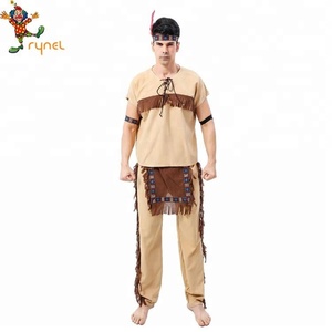 PGMC1026 Wild West Native Indian Hommes déguisements halloween costume - Product Image 1