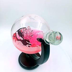 <span class=keywords><strong>Whisky</strong></span> <span class=keywords><strong>Carafe</strong></span> Pour Esprits Ou Vin Décoratif Gravé Monde <span class=keywords><strong>Globe</strong></span> En Verre Avec Support En Bois Avec du Verre Conçu Voilier - Product Image 6