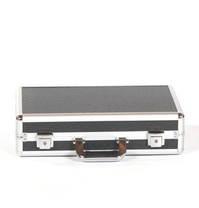 Mallette de maquillage professionnelle en aluminium, mallette pour <span class=keywords><strong>vernis</strong></span> à ongles, bouteilles de <span class=keywords><strong>vernis</strong></span> à ongles, coffret de beauté et cosmétique, mallette noire, pièces - Product Image 4