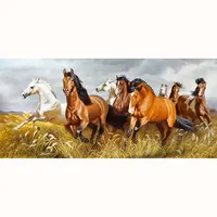 Eight horses алмазная вышивка по номерам