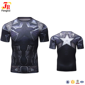 Nueva llegada Capitán América. <span class=keywords><strong>el</strong></span> soldado de invierno Marvel ropa para hombre 3D camiseta deporte desgaste - Product Image 5