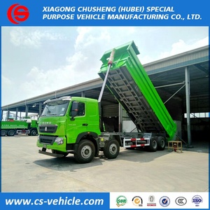 Sinotruck HOWO 8*4 371hp 12 ruote discarica dumper camion HOWO 8x4 ribaltabile