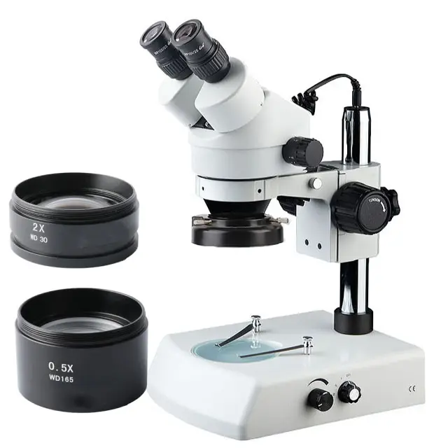 3.5X-90X Binocular long working distance Stereo Microscope,WF10X/20 Eyepieces,Mobile phone repair microscope TXB1-D3