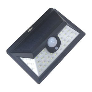42 LED Lampe Solaire Etanche IP65 Détecteur de Mouvement Panneau Solaire Amélioré Eclairage Solaire Extérieur pour jardin, Garag - Product Image 1