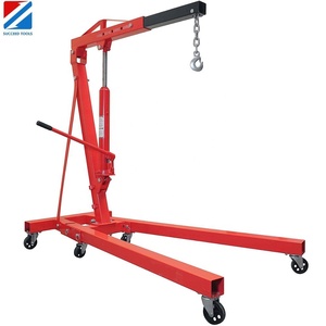 1Ton 2Ton מתקפל הידראולי רכב חנות מנוע מנוף מעלית 65kg - Product Image 2