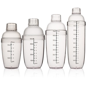 Coctelera de plástico transparente, mezclador de cóctel, coctelera para beber <span class=keywords><strong>vino</strong></span> con escala, herramientas para Bar y barman, 350/500/700/1000ml - Product Image 2