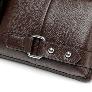 Factory wholesale MENS wholesale leather fanny pack multifunctional Purse Wallet Bag breasted - Product Image 3